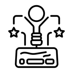 Keywords Generator icon vector image. Can be used for Online Marketing.