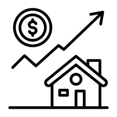Money Growth icon vector image. Can be used for Online Marketing.