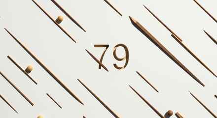 Close-up of Wooden Clocks with Numeric Numbers and Hour Markers on White Background