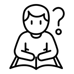 Questions icon vector image. Can be used for Project Management.