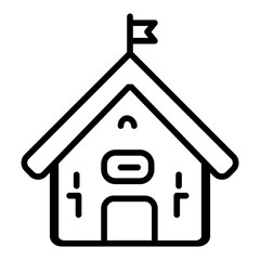 Preschool icon vector image. Can be used for Online Education.