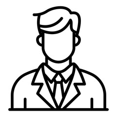 Scientist icon vector image. Can be used for Women.