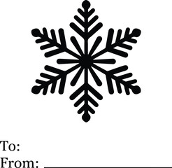 Obraz premium Christmas Sticker SVG