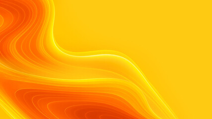 Sunrise Flow Abstract Gradient Orange Yellow Fluid Summer Background