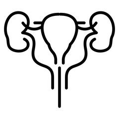 Bladder icon vector image. Can be used for Human Anatomy.