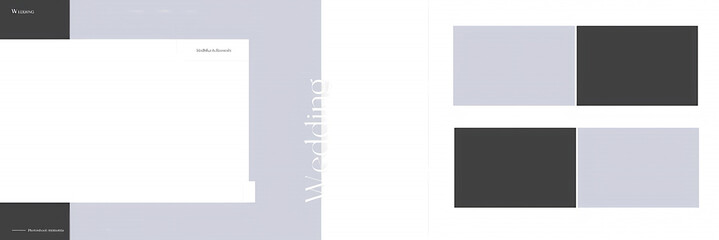 Wedding Photo design Template Customize Design in Variable Colours