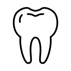 Teeth icon vector image. Can be used for Human Anatomy.