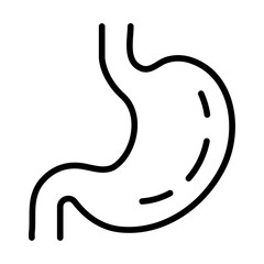 Stomach icon vector image. Can be used for Human Anatomy.
