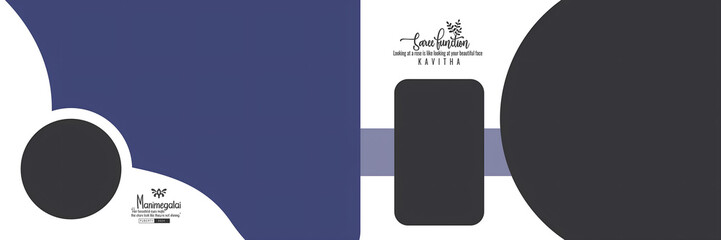 Wedding Photo design Template Customize Design in Variable Colours