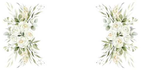 Elegant white floral arrangement isolated on transparent background
