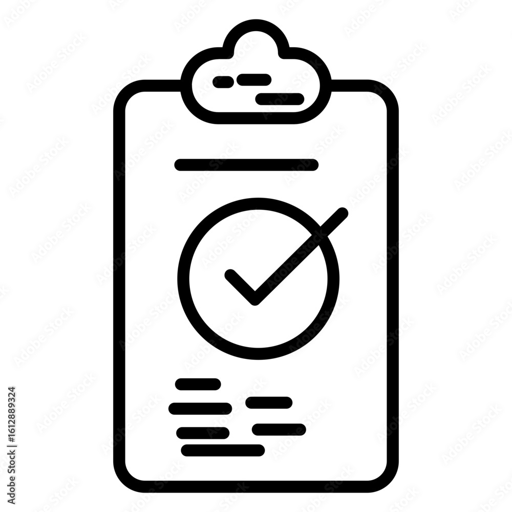 Wall mural test case design icon vector image. can be used for quality assurance.