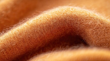 Close-up of textured, warm-toned knit fabric (1)