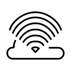 Network Speed icon vector image. Can be used for Networking.