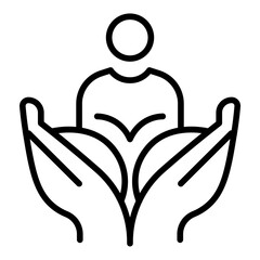 Support Center icon vector image. Can be used for Contact Us.