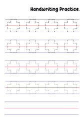 Handwriting Practice Sheets for Kids – Prewriting Tracing Lines, Curves, Patterns, Spirals, Triangles, Square's, zigzag, hexagonal , circles, opals, etc. for Fine Motor Skills Development.