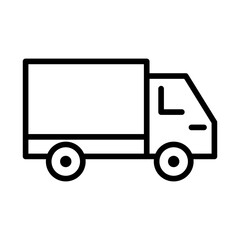 Fototapeta premium Truck icon vector image. Can be used for Fathers Day.