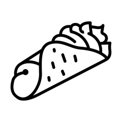 Cannoli icon vector image. Can be used for Italy.