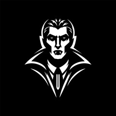 Elegant Vampire Design in Black