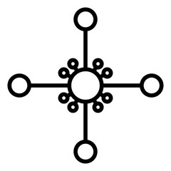 Obraz premium Disease Transmission icon vector image. Can be used for Infectious Diseases.