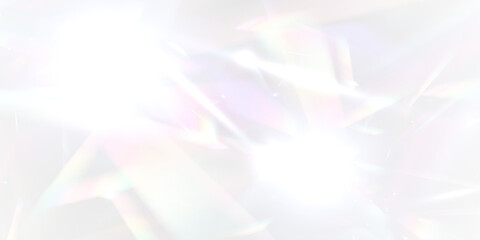 png minimal light prism splash texture with colourful sparkle and glare from magic lens dispersion over white surface and crystal rainbow caustics

