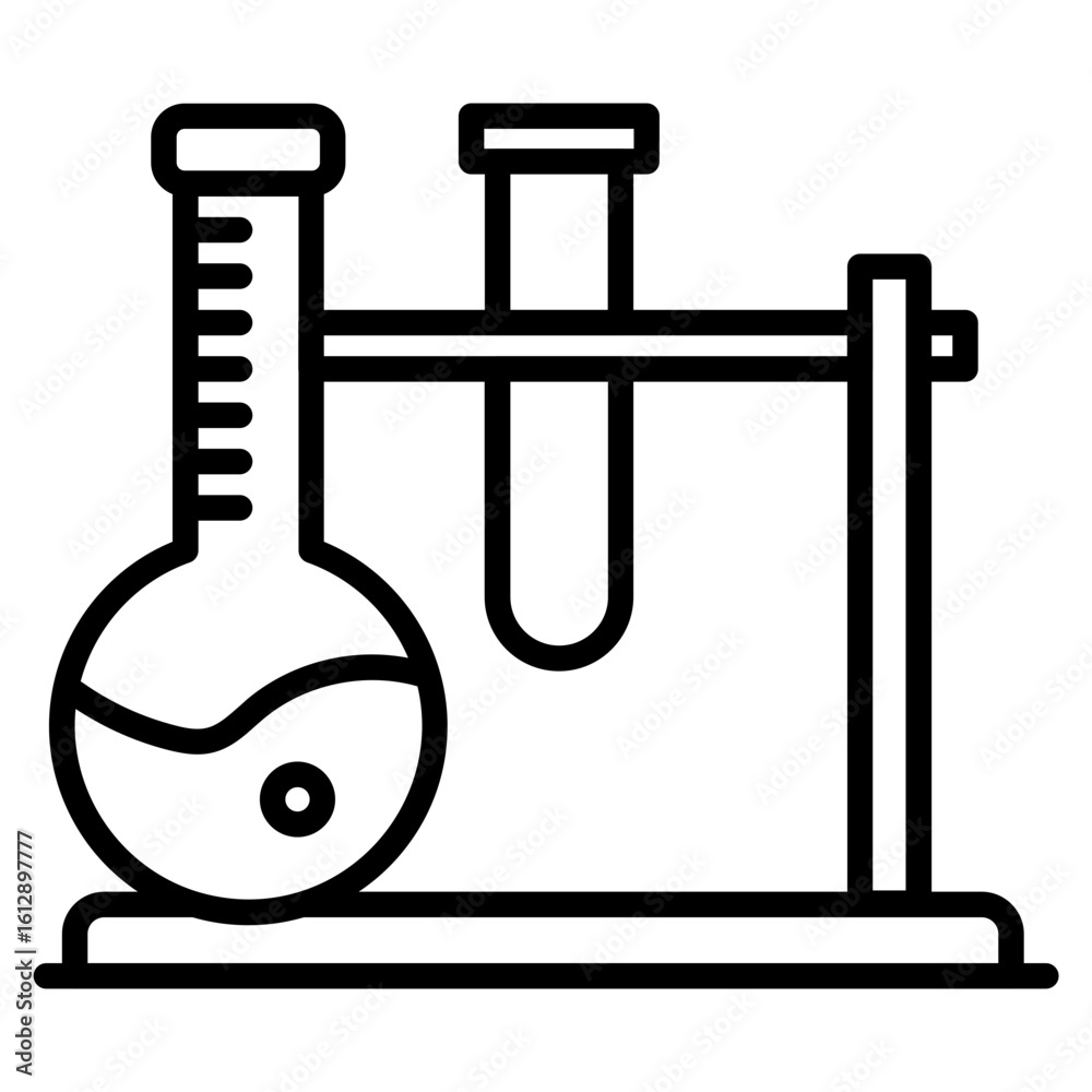 Wall mural laboratory icon vector image. can be used for lab.