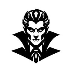 Vampire Crest Logo in Vector