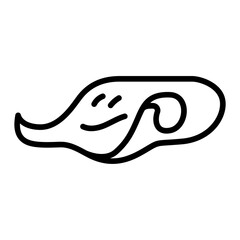 Fabric Elasticity icon vector image. Can be used for Fabric Features.