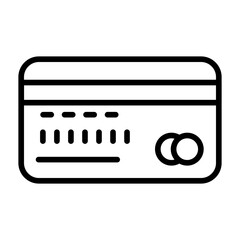 Credit Card icon vector image. Can be used for Supermarket.
