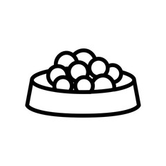 Pet Food icon vector image. Can be used for Supermarket.