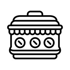 Retro icon vector image. Can be used for Instrument.