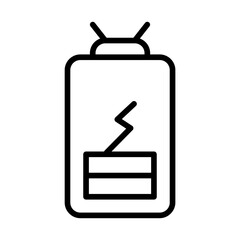 Android Battery icon vector image. Can be used for Battery and Power.