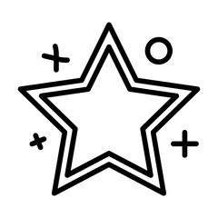 Obraz premium Star icon vector image. Can be used for Battery and Power.
