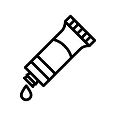 Polish Tube icon vector image. Can be used for Shoemaker.