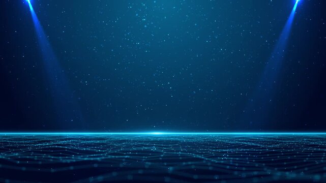 4K Digital Cyberspace Virtual Artificial intelligence cyber Technology background 3D concept. social media tech innovation future Ai big data, internet network, lines dot. metaverse future meta funnel