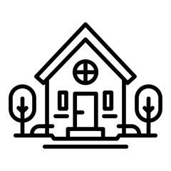 House icon vector image. Can be used for Oktoberfest.