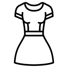 Woman Dress icon vector image. Can be used for Oktoberfest.