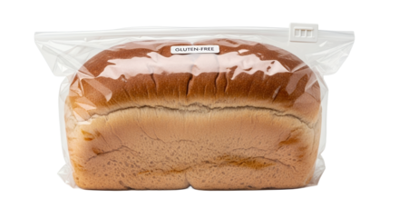 GlutenFree Loaf of Bread in Resealable Bag Food Photography
