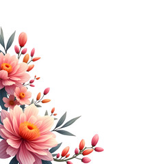 floral background with flowers