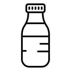 Milk Bottle icon vector image. Can be used for Baby Shower.