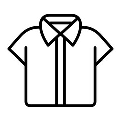 Shirt icon vector image. Can be used for Baby Shower.