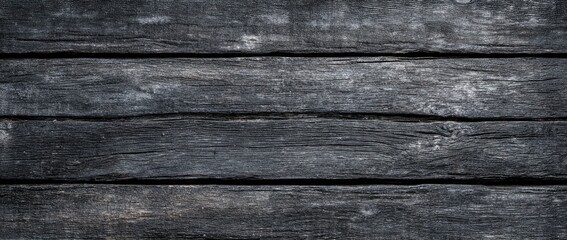 Dark weathered wooden planks