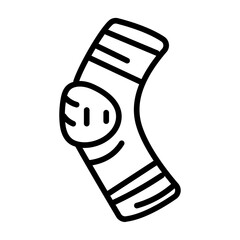 Elbow Pads icon vector image. Can be used for Volleyball.