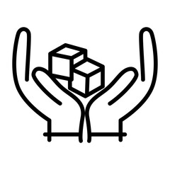 Compulsive Gambling icon vector image. Can be used for Casino.