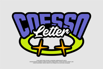 badge sticker retro style streetwear apparel fashion vector for printing	
