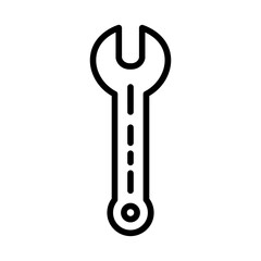 Wrench icon vector image. Can be used for Construction Tools.