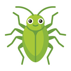 Aphid vector illustration on white background.