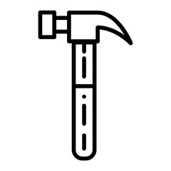 Hammer icon vector image. Can be used for Construction Tools.