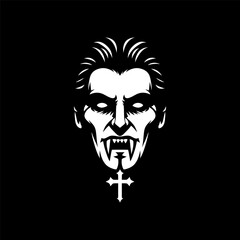 Monochrome Vampire Graphic for Identity