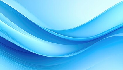 Obraz premium Serene Blue Wave: A seamless, photorealistic wave of blue hues flows gracefully, offering a sense of tranquility and visual appeal. 