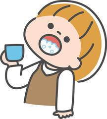 感染症対策　うがい